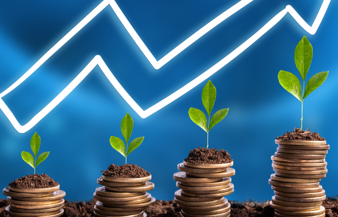 Graph depicting the return on talent in a business environment, showcasing growth and investment in human resources.
